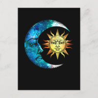 Lune céleste Soleil Spiritualité Luna Art