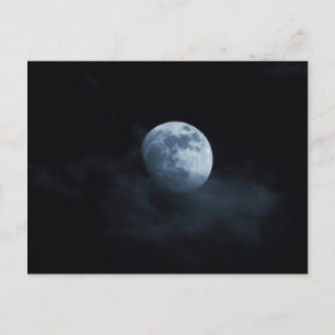 Carte Postale Lune dans les nuages