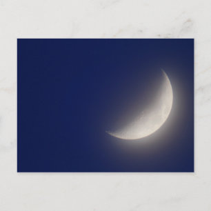 Carte Postale Lune de croissant de cirage