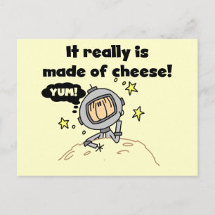 Carte Postale Lune de Fromage Tshirts et Cadeaux