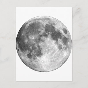 Carte Postale LUNE DE LA PLANÈTE TERRE (système solaire) ~