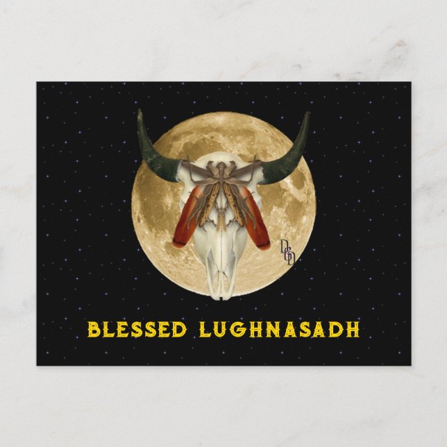 Carte Postale Lune de la récolte (Devant)