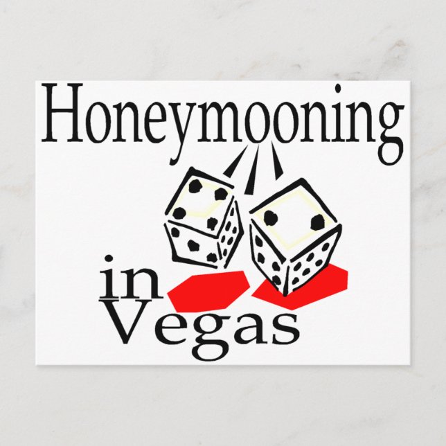 Carte Postale Lune De Miel À Vegas (Devant)