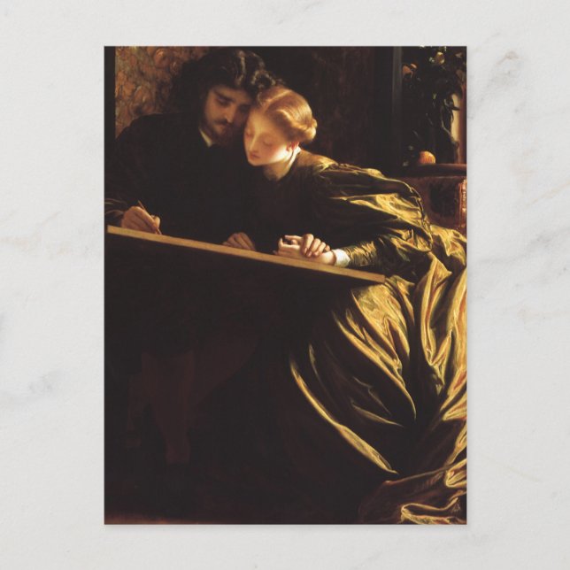 Carte Postale Lune de miel du peintre par Lord Frederic Leighton (Devant)