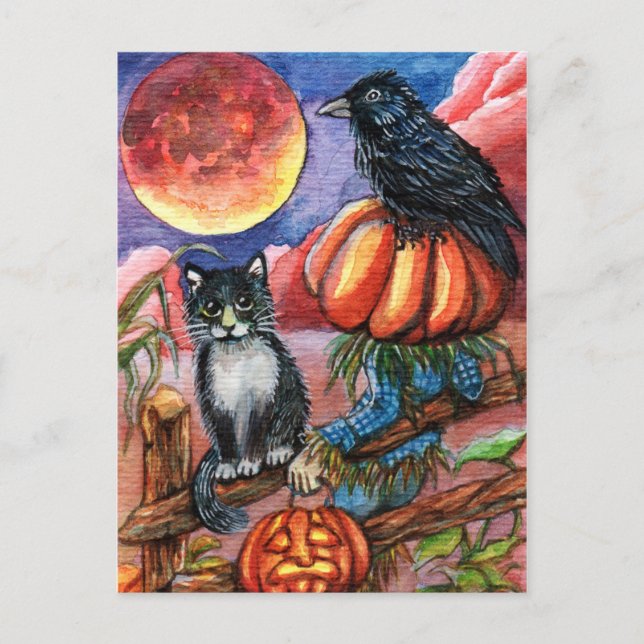 Carte Postale Lune de sang (Devant)