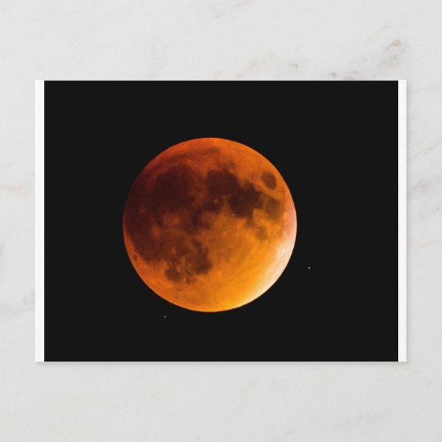 Carte Postale Lune de sang (Devant)