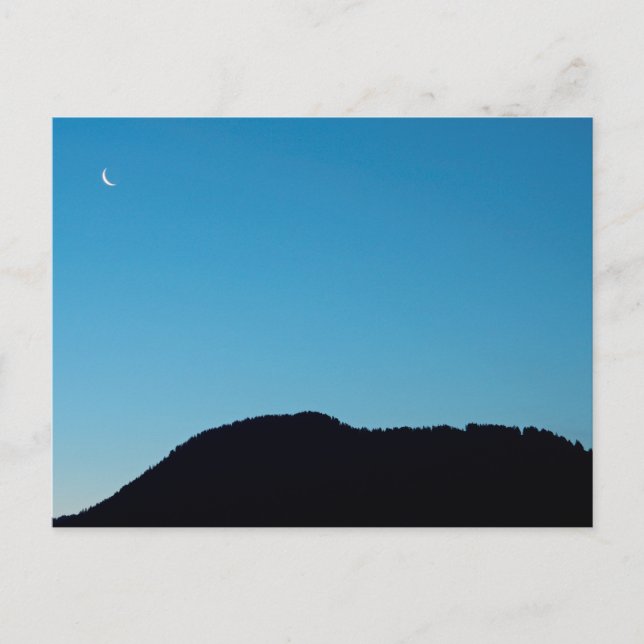 Carte Postale Lune du croissant (Devant)