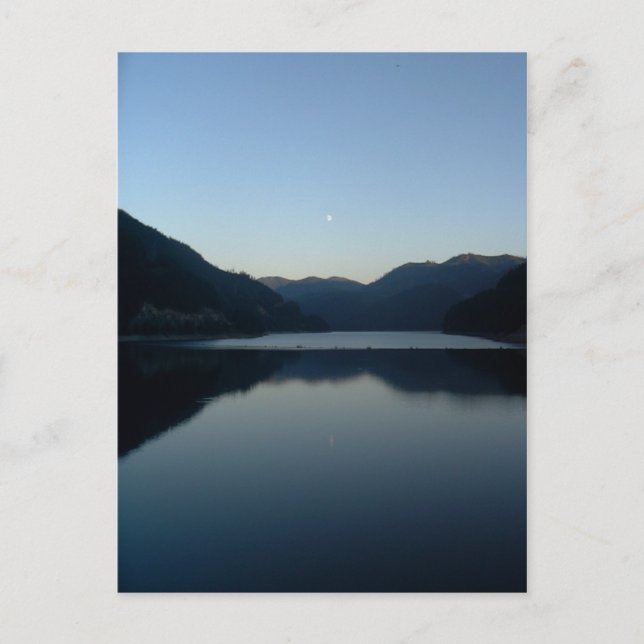 Carte Postale Lune du lac (Devant)