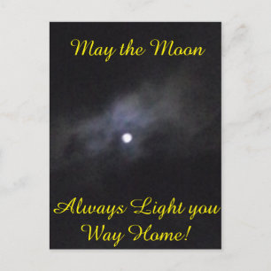 Carte Postale Lune foncée