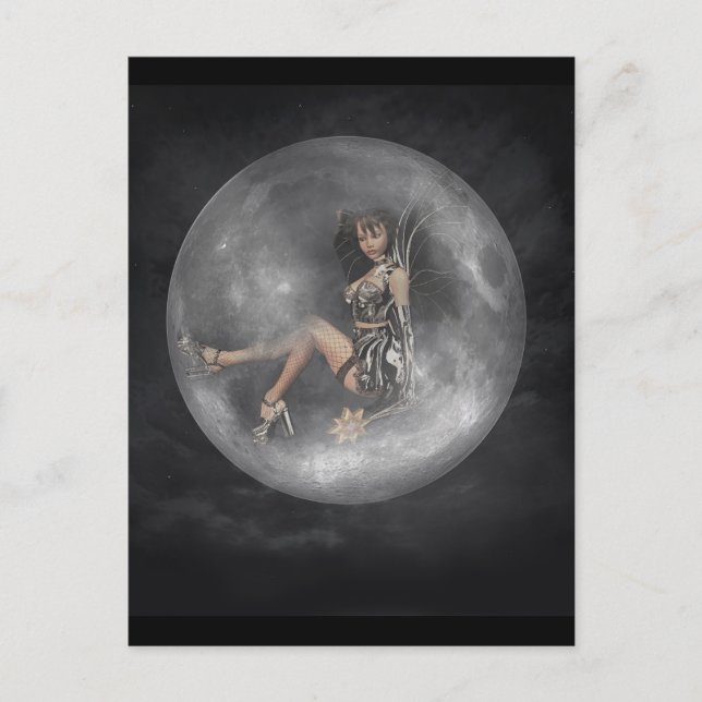 Carte Postale Lune gothique (Devant)