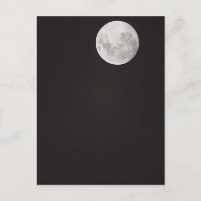 Carte Postale Lune infrarouge. (Devant)