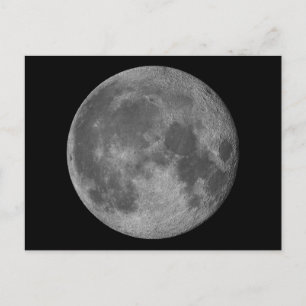 Carte Postale Lune magnifique en 3D