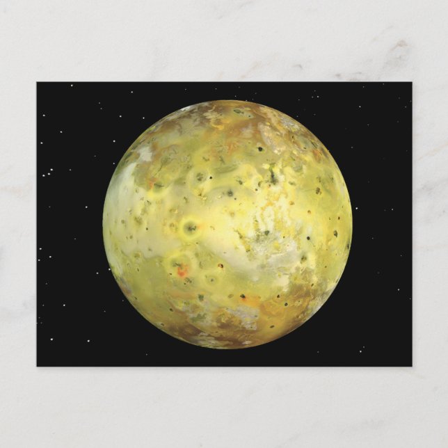 Carte Postale Lune volcanique de Jupiter (Devant)