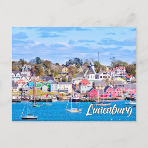 Carte Postale Lunenburg, Nouvelle-Écosse, Canada