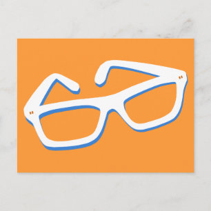Carte Postale Lunettes de nerd cool