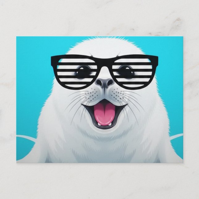 Carte Postale Lunettes de soleil scellées (Devant)