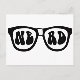 Carte Postale Lunettes nerd