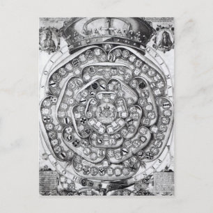 Carte Postale L'Union des Roses des familles