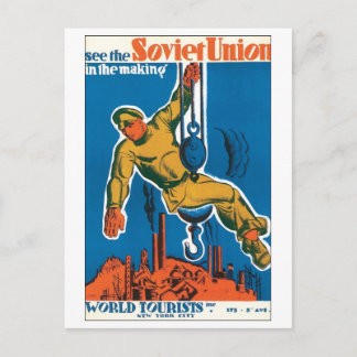 Carte Postale L'Union Soviétique En Train De Faire L'Affiche De