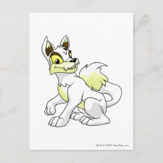 Carte Postale Lupe blanc