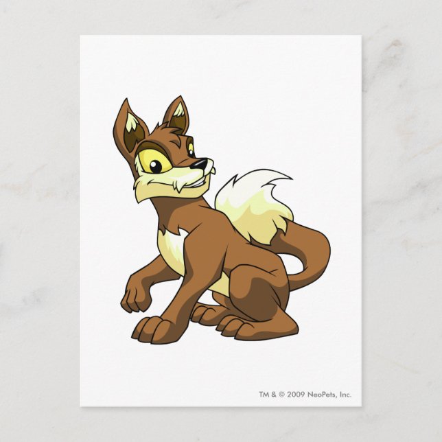 Carte Postale Lupe Brown (Devant)