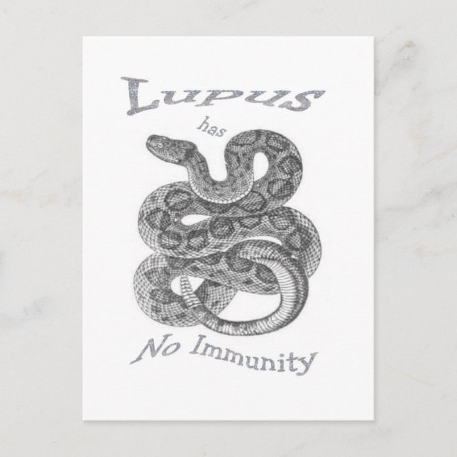 carte postale lupus (Devant)