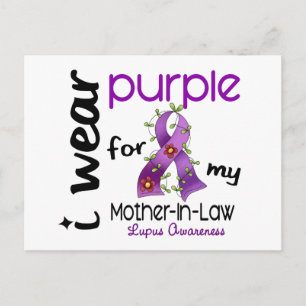 Carte Postale Lupus JE PORTE DE L'ORDRE POUR MA MÈRE-EN-DROIT 43