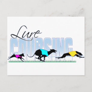 Carte Postale Lure Coursing Dogs
