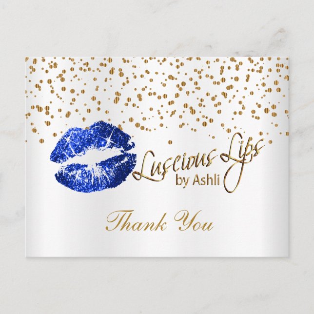 Carte Postale Luscious Lips - Merci (Devant)