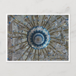 Carte Postale lustre de San Agustin bleu