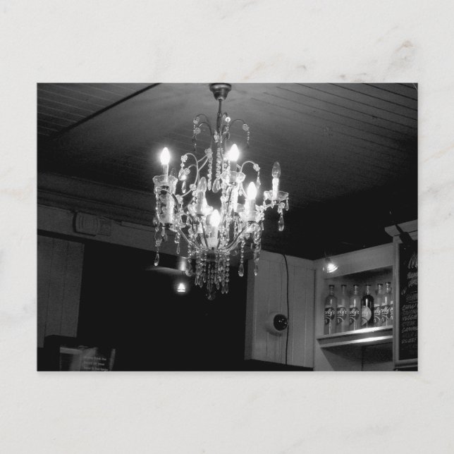 Carte Postale Lustre en cristal (Devant)