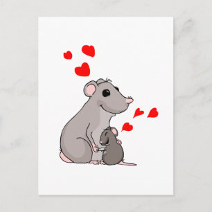 Carte Postale Luther aime sa maman
