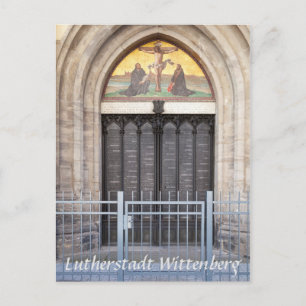 Carte Postale Lutherstadt Wittenberg Thesore Porte