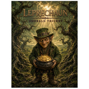 Carte Postale Lutin Épais d'Émeraude Cinéma Sombre
