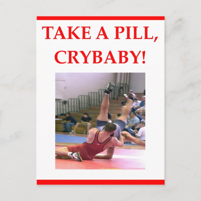 Carte Postale lutte (Devant)