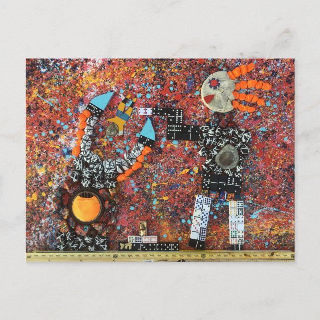 Carte Postale Lutte (Devant)