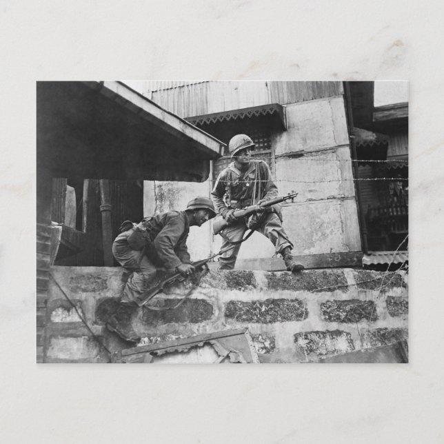 Carte Postale Lutte à Manille (Devant)