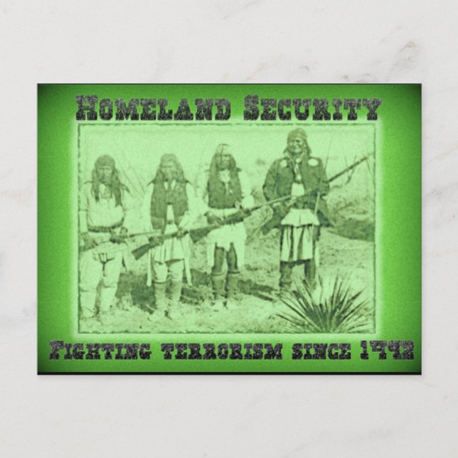 Carte Postale Lutte contre le terrorisme depuis 1492 (Devant)