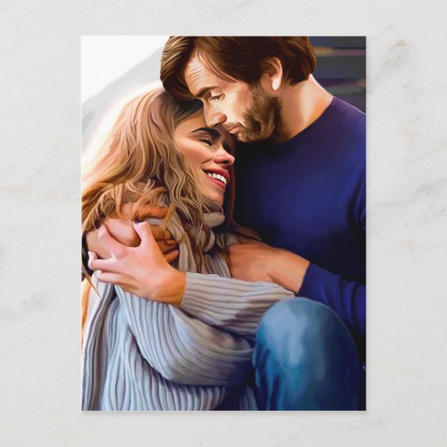 Carte Postale Lutte matinale (Devant)