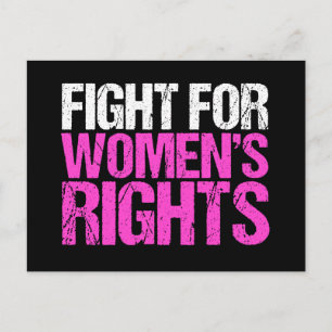 Carte Postale Lutte pour les droits des femmes