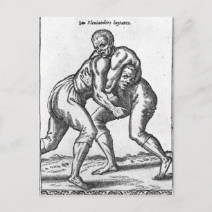 Carte Postale Lutte turque