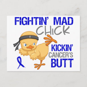 Carte Postale Lutter contre le cancer du côlon de poussins