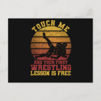 Lutteur touche-moi et votre premier coup de langue