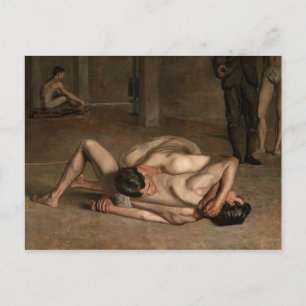 Carte Postale Lutteurs