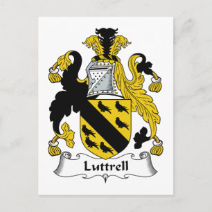 Carte Postale Luttrell Family Crest