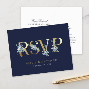 Carte postale Luxe Floral RSVP