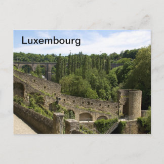 Carte postale Luxembourg City Ruines