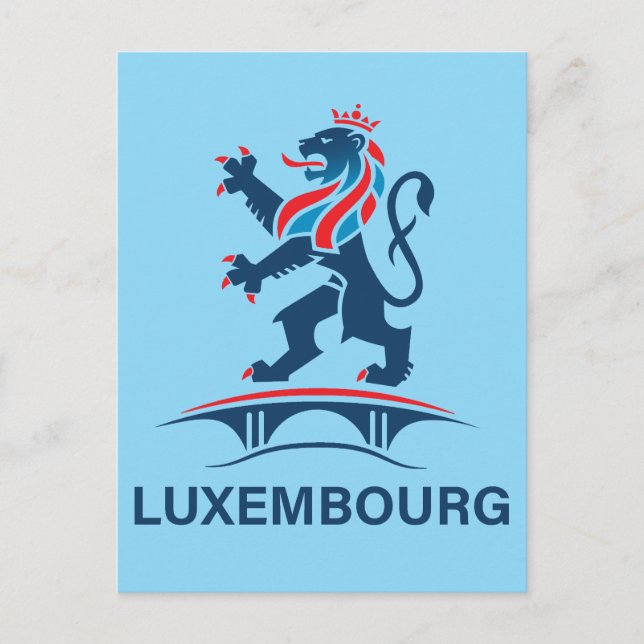 Carte Postale Luxembourg Europe (Devant)