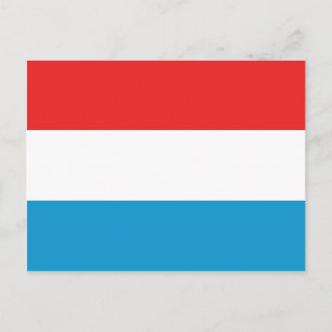 Carte Postale Luxembourg Flag Postcard