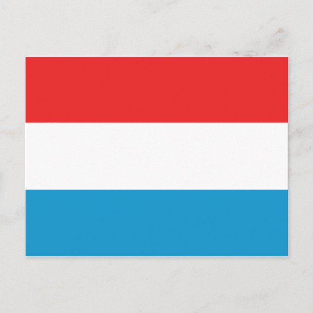 Carte Postale Luxembourg Flag Postcard (Devant)